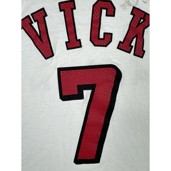 Vintage Y2K NFL Michael Vick Atlanta Falcons Reeboks White Shirt Promo Rare #7 - Picture 10 of 13